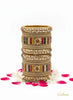Multi-Color Bridal Kundan Bangles Set – Gehna