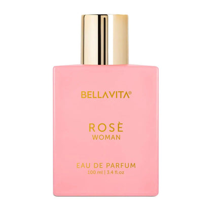 Bellavita Rose Women's Perfume - Everyday Wear Fragrance, 100ml - Gehnasale
