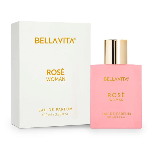 Bellavita Rose Women's Perfume - Everyday Wear Fragrance, 100ml - Gehnasale