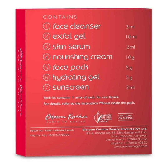 Aroma Magic 7-Step Bridal Glow Facial Kit | Single Use | 38g Pack - Gehnasale