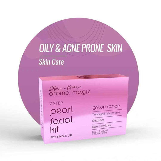 Aroma Magic Pearl Facial Kit – Single Use | 7-Step Facial for Bright, Pearly Glow