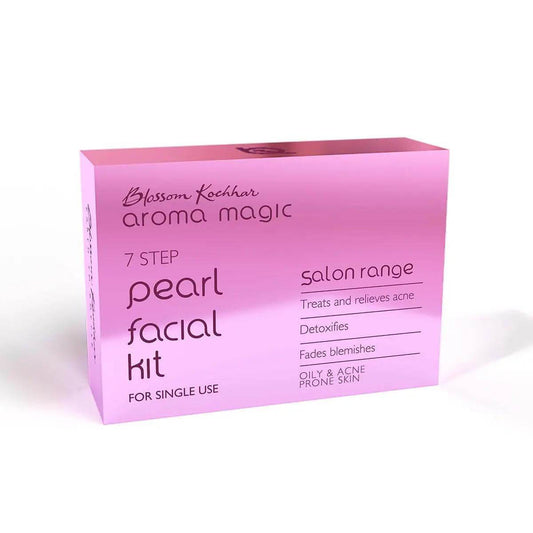 Aroma Magic Pearl Facial Kit – Single Use | 7-Step Facial for Bright, Pearly Glow