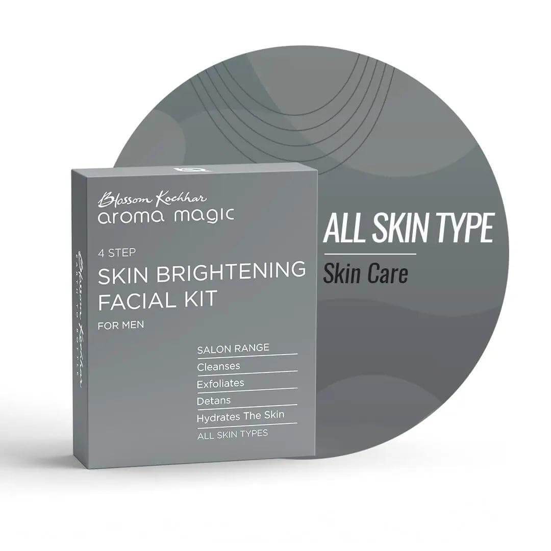 Aroma Magic Skin Brightening Facial Kit for Men | 4 - Step Salon Range - Gehnasale