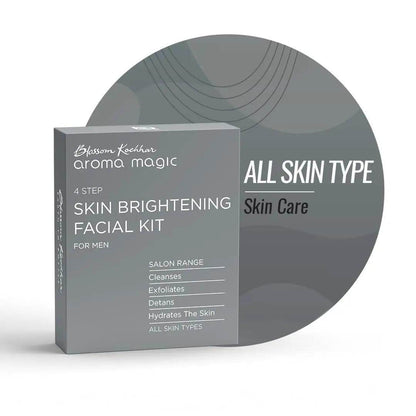 Aroma Magic Skin Brightening Facial Kit for Men | 4 - Step Salon Range - Gehnasale