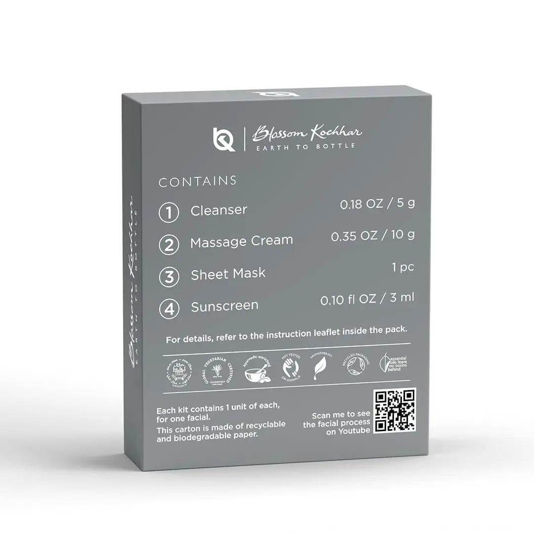 Aroma Magic Skin Brightening Facial Kit for Men | 4 - Step Salon Range - Gehnasale