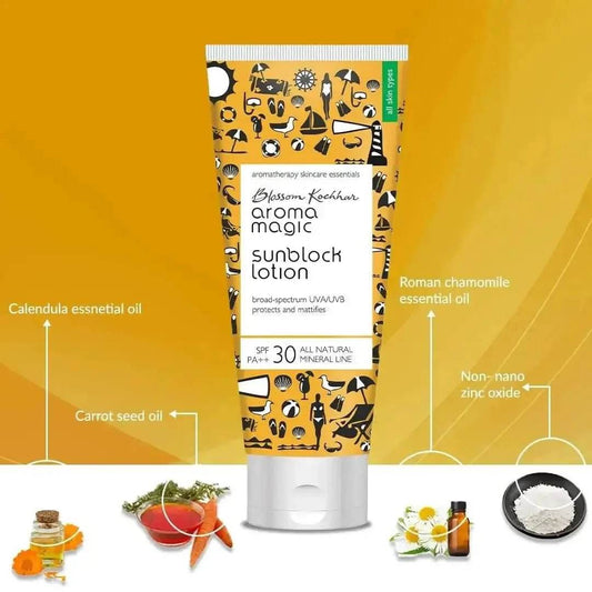 Aroma Magic Sun Block Lotion SPF 30 | UV Protection | 50ml