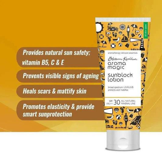 Aroma Magic Sun Block Lotion SPF 30 | UV Protection | 50ml