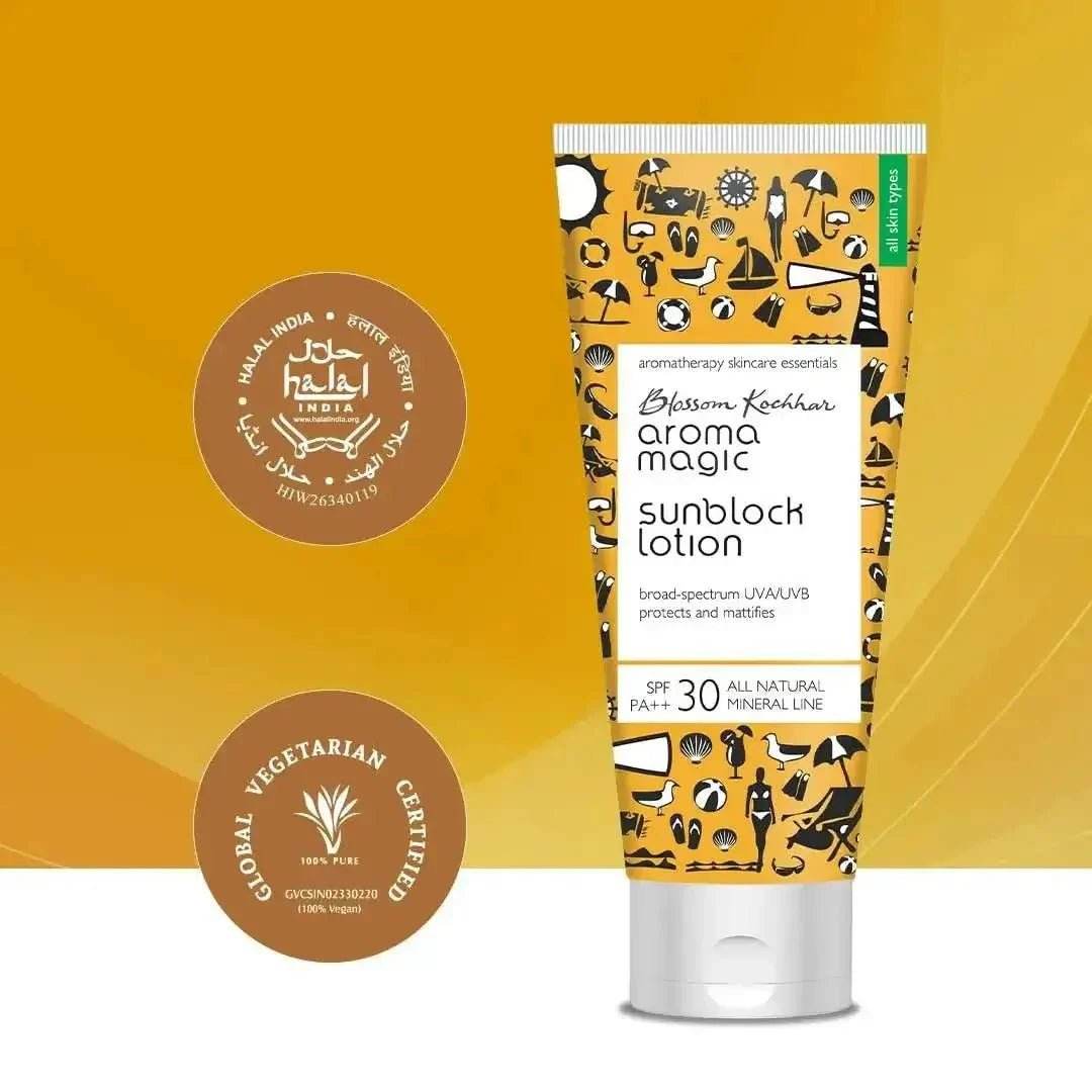 aroma magic sun block lotion spf 30 | uv protection | 50ml
