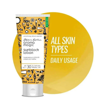 Aroma Magic Sun Block Lotion SPF 30 | UV Protection | 50ml