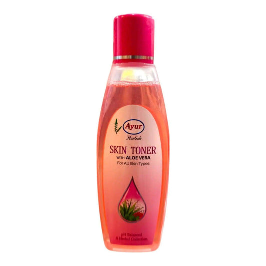 Ayur Herbal Skin Toner with Aloe Vera – 100ml | Alcohol-Free Toner for All Skin Types | Hydrating & Refreshing Face Toner