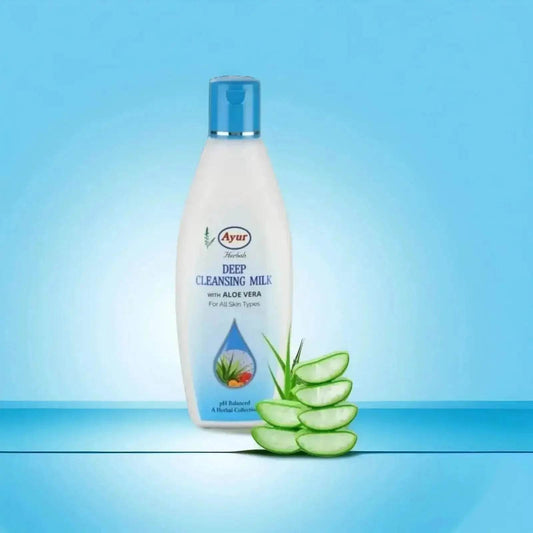 AYUR HERBALS Deep Pore Cleansing Milk | Gentle & Hydrating | 100ml