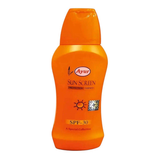 AYUR HERBALS Sunscreen Lotion SPF 30 | Broad Spectrum Protection | 100ml