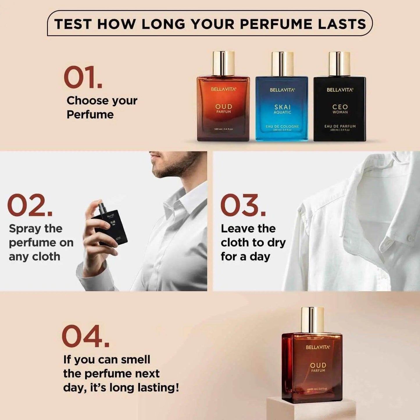 bella vita g.o.a.t eau de parfum for men | luxury fragrance with bergamot, lavender & patchouli