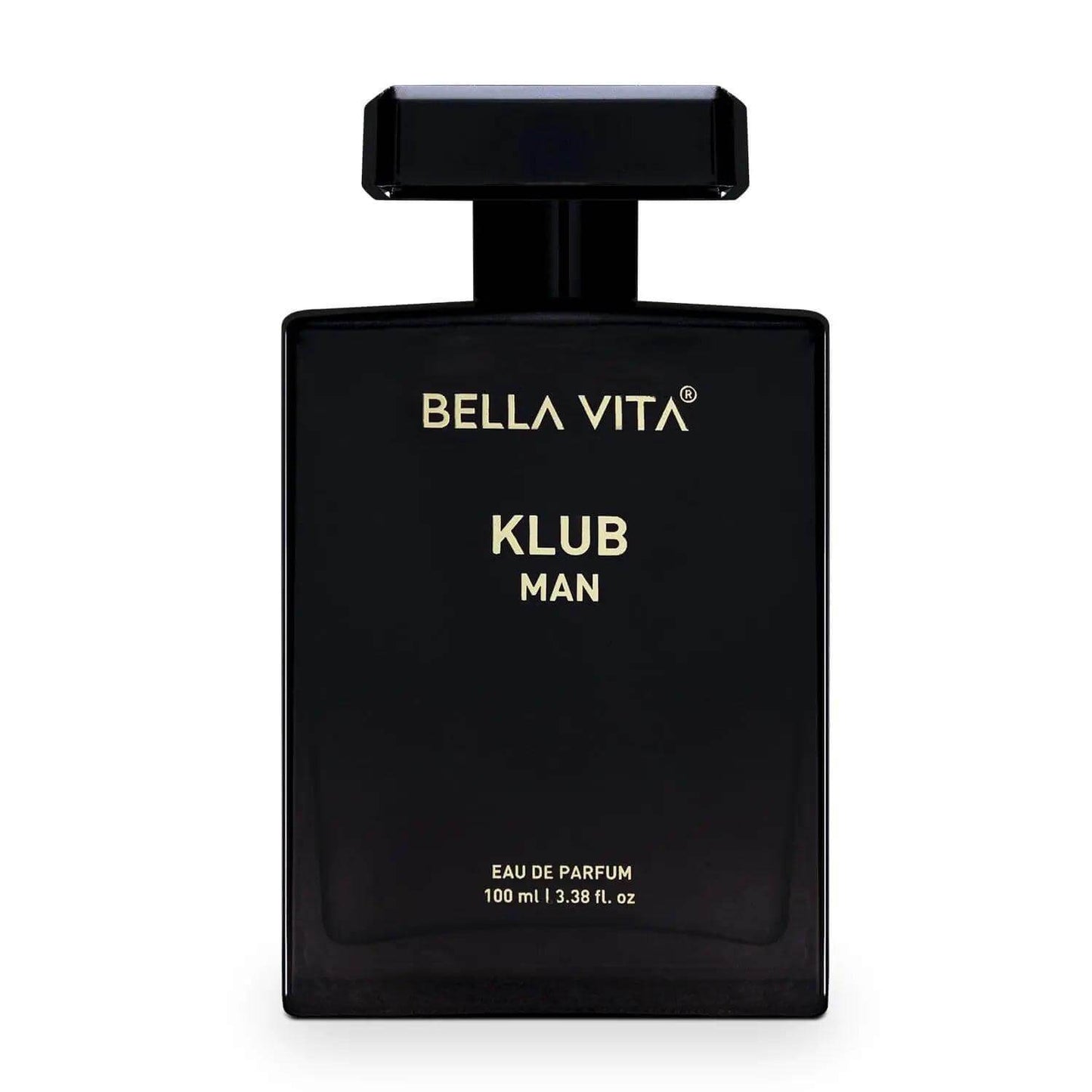 bella vita klub man fragrance - 100ml premium long-lasting eau de parfum for men