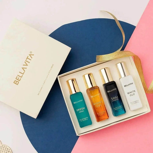Bella Vita Luxury Unisex Eau De Parfum Gift Set | 4x20ml Perfumes for Men & Women