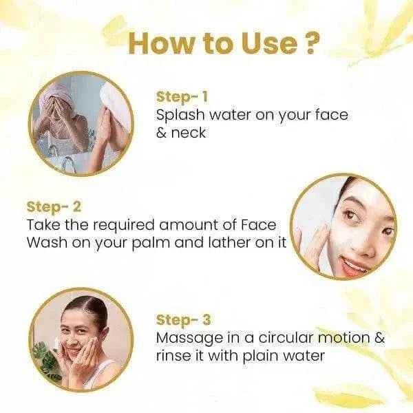 besan & curd face wash - 120 ml | natural brightening & cleansing