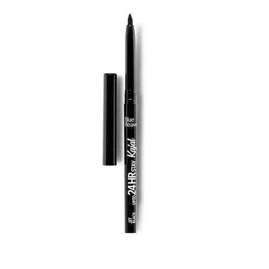 Blue Heaven 24Hr Stay Matte Pencil Kajal – Black, Waterproof, Smudge-Proof, 0.30gm - Gehnasale