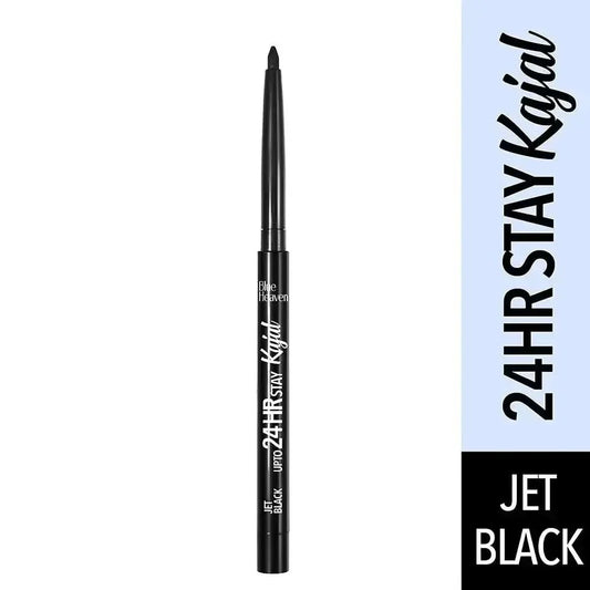 Blue Heaven 24Hr Stay Matte Pencil Kajal – Black, Waterproof, Smudge-Proof, 0.30gm - Gehnasale