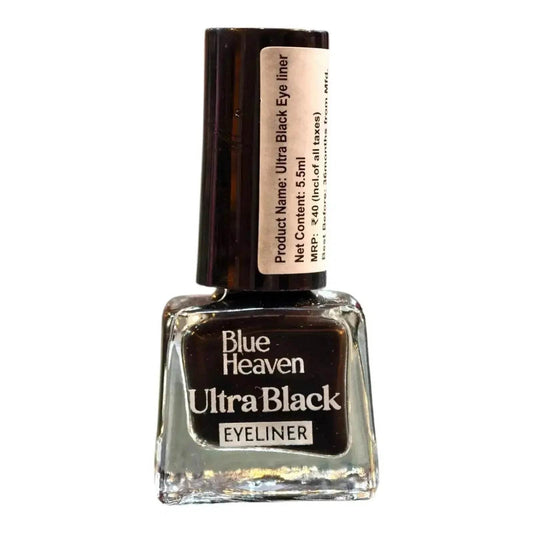 Blue Heaven Ultra Black Eyeliner | Smudge-Proof & Long-Lasting | Intense Black Finish