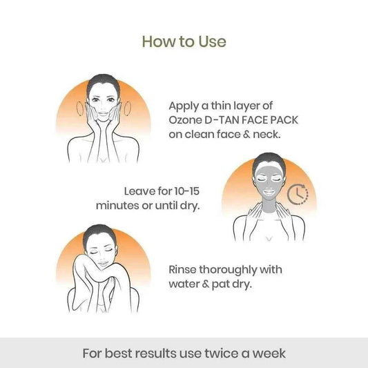 D-Tan Face Pack 100g – Brighten & Even Skin Tone
