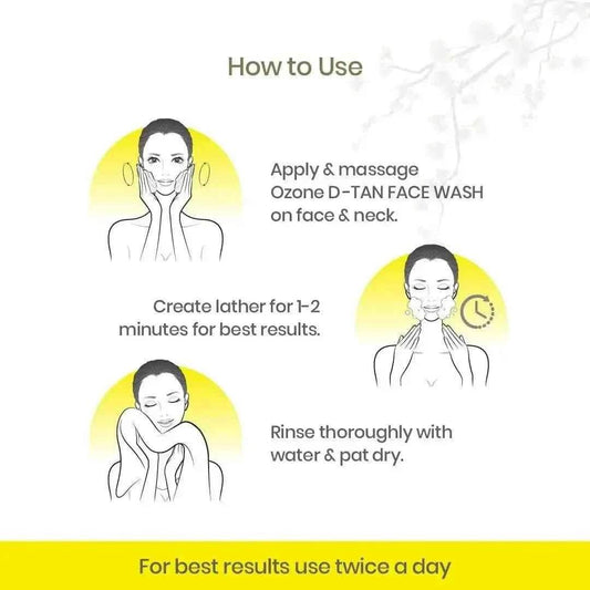 D-Tan Face Wash 100g – Brighten & Deep Cleanse Skin