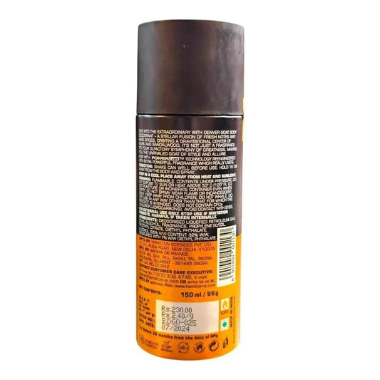 Denver Hamilton Deodorant Spray for Men - 200 ml (5 Variants Available)