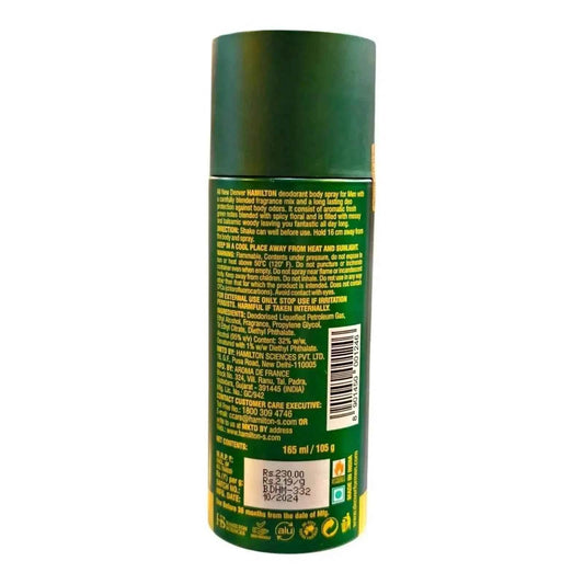 Denver Hamilton Deodorant Spray for Men - 200 ml (5 Variants Available)