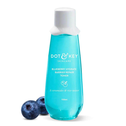 Dot & Key Rice Water Hydrating Toner – 150ml | Alcohol-Free, Quick-Absorbing & Non-Sticky | With Hyaluronic Acid | For Hydrated, Pore-Refined Skin - Gehnasale