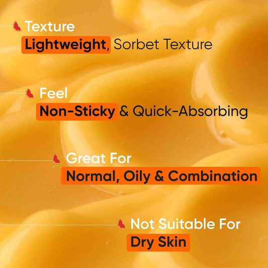 Dot & Key Vitamin C + E Sorbet Moisturizer – 25ml | Lightweight, Oil-Free Face Cream for Glowing Skin | Brightens & Hydrates | For All Skin Types