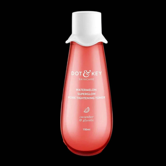 Dot & Key Watermelon SuperGlow Face Toner – 150ml | Glycolic Acid & Watermelon | Pore Tightening & Skin Brightening | Alcohol-Free | For All Skin Types