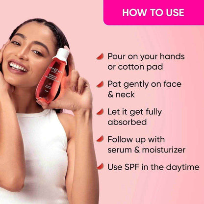 Dot & Key Watermelon SuperGlow Face Toner – 150ml | Glycolic Acid & Watermelon | Pore Tightening & Skin Brightening | Alcohol-Free | For All Skin Types