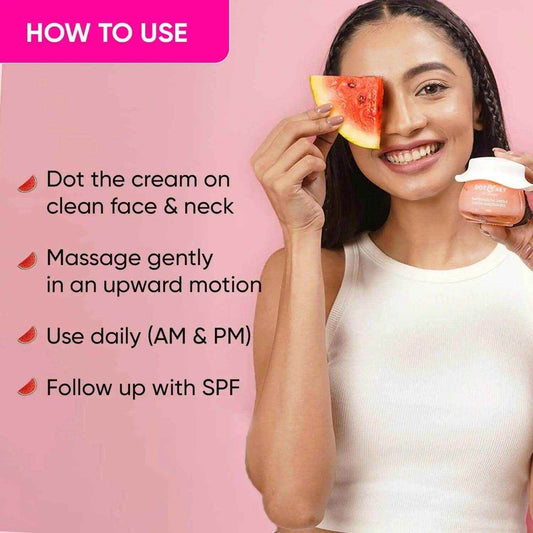 Dot & Key Watermelon Superglow Matte Moisturizer – 60ml | Oil-Free Gel for Oily Skin | Hydrates, Plumps & Controls Excess Oil | With Glycolic Acid
