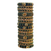Elegant Green Gold Stone Bangles Set – 26 Pcs