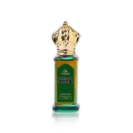 EMIRATES GOLD Alcohol-Free Luxury Attar - Opulent Long-Lasting Fragrance