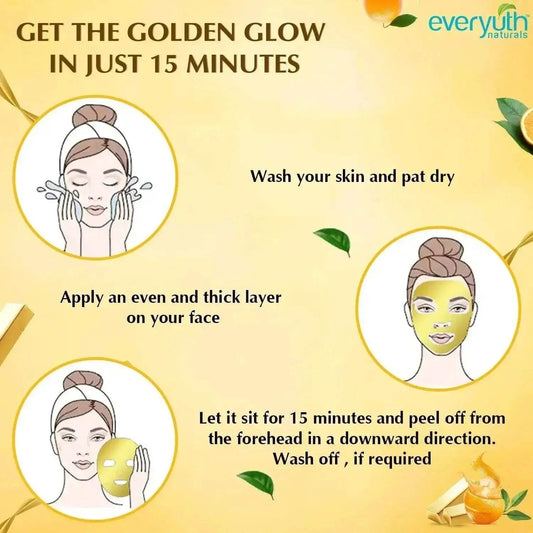 Everyuth Naturals Advanced Golden Glow Peel-Off Mask - 50g