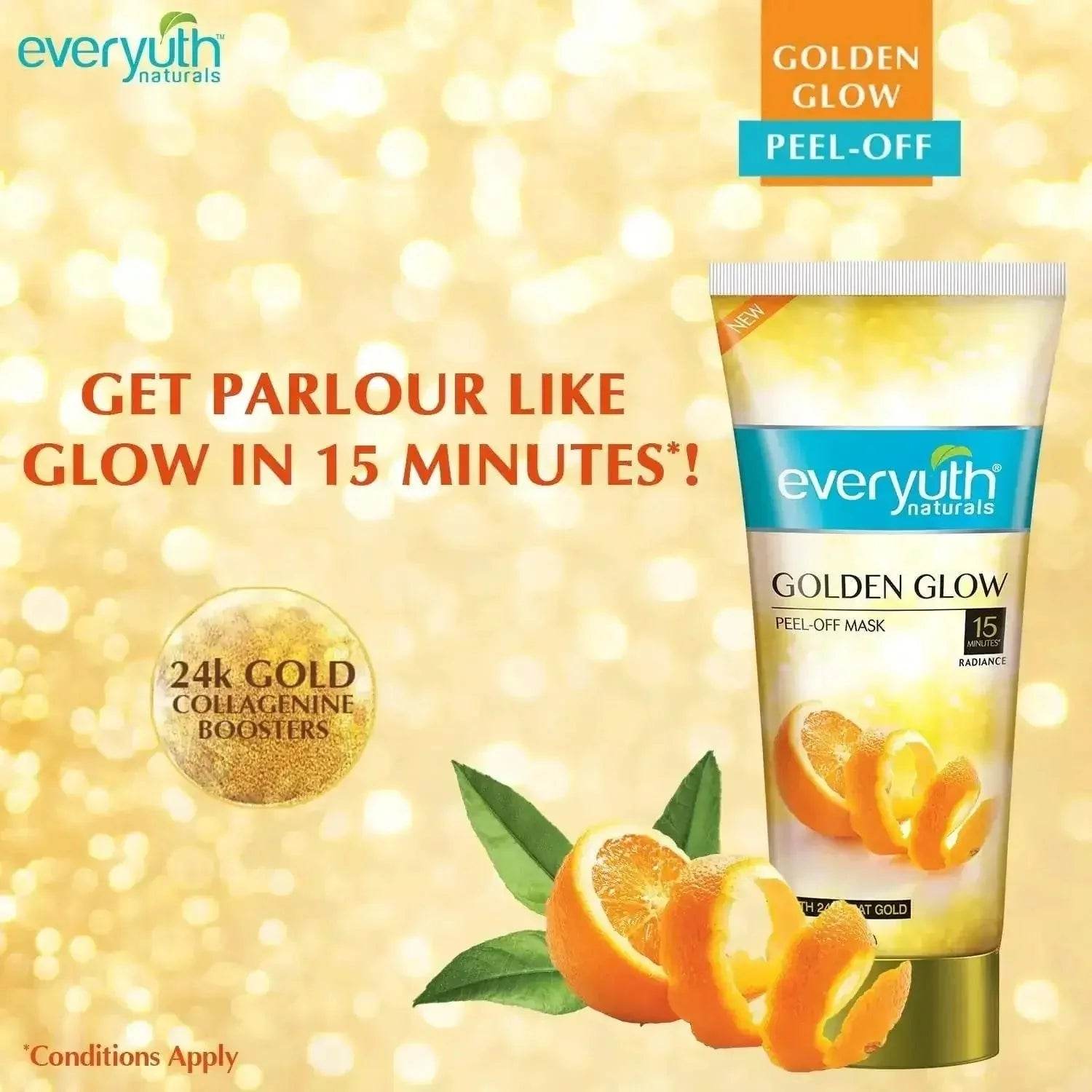Everyuth Naturals Advanced Golden Glow Peel-Off Mask - 50g
