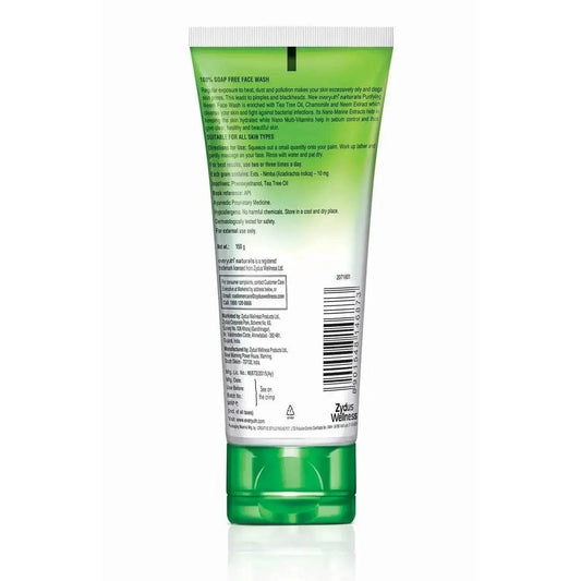 Everyuth Naturals Exfoliating Walnut Scrub (50g) & Neem Face Wash (50g) | Deep Cleansing & Clear Skin