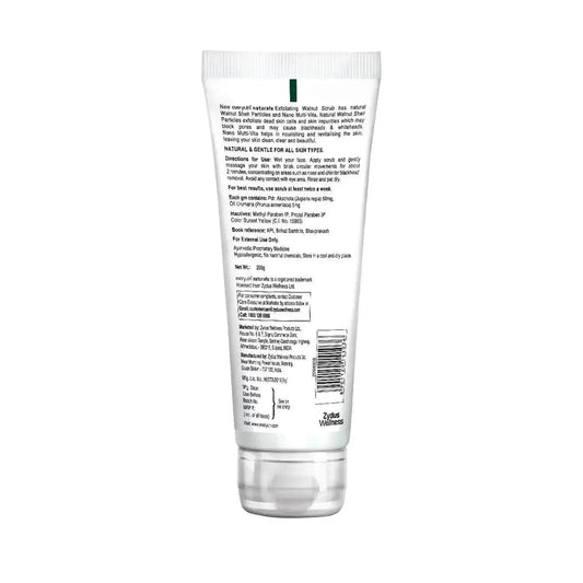 Everyuth Naturals Exfoliating Walnut Scrub (50g) & Neem Face Wash (50g) | Deep Cleansing & Clear Skin