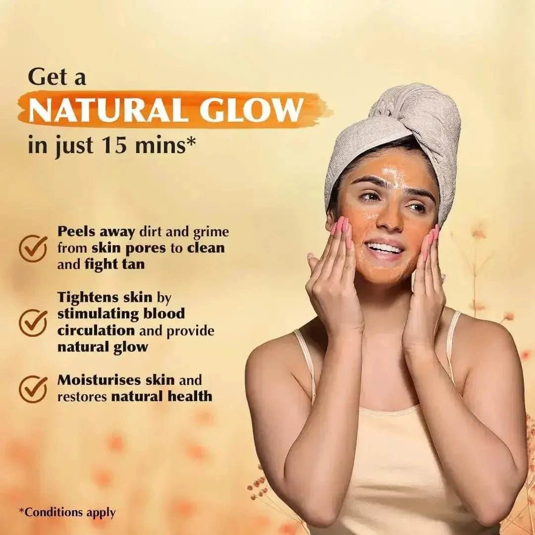 Everyuth Naturals Orange Peel-Off Mask - 50g | Instant Natural Glow