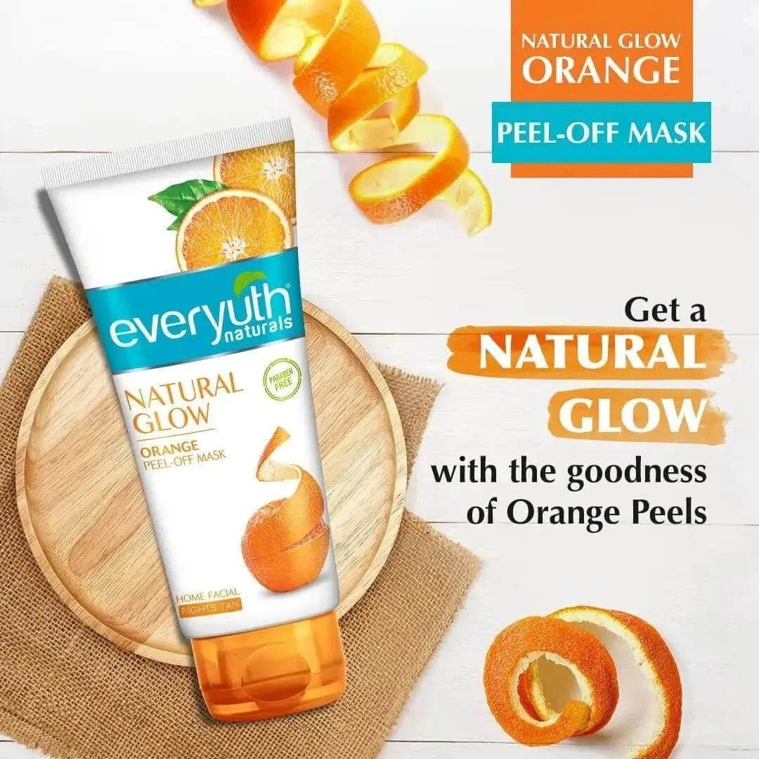 Everyuth Naturals Orange Peel-Off Mask - 50g | Instant Natural Glow