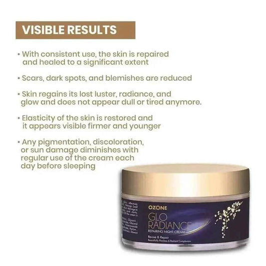 Glo Radiance Repairing Night Cream 50g – Restore & Hydrate