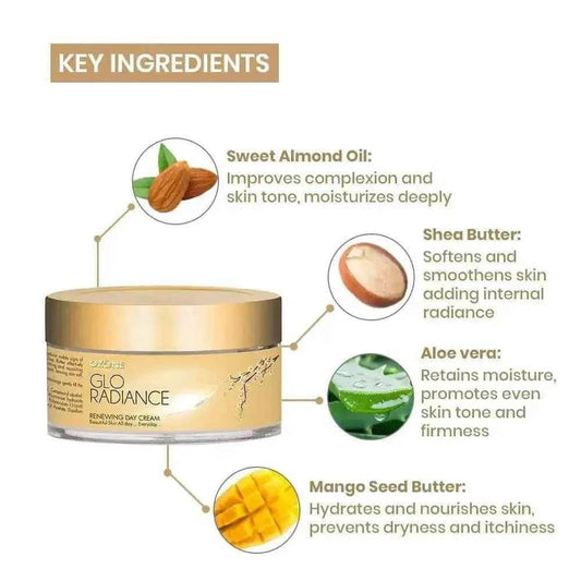 Glow Radiance Renewing Day Cream 50g – Hydrate & Glow