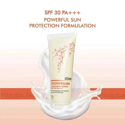 Glow4Sure Sunscreen Lotion 100ml – SPF Protection & Glow