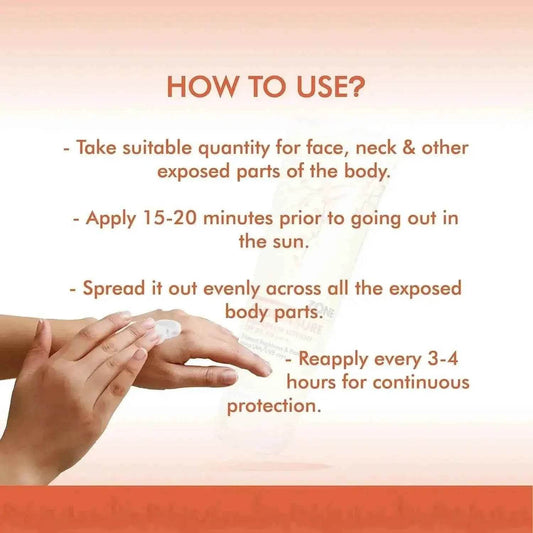 Glow4Sure Sunscreen Lotion 100ml – SPF Protection & Glow