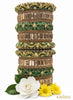 Green & Gold Bridal Floral Bangles – Premium Ethnic Jewellery Set