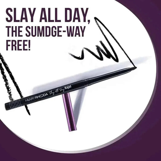 Here’s a product title based on your description:  **Hilary Rhoda Slay All Day Kajal – Retractable, Long-Lasting, Matte Finish, Highly Pigmented, Transfer-Proof & Smudge-Proof Kajal** - Gehnasale