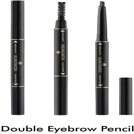 Here’s a refined version of your product title:  **Hilary Rhoda Brow Artist Eyebrow Pencil – Dual-Ended, Smudge-Proof, Long-Lasting, Natural Finish, 0.3g (Brown)** - Gehnasale