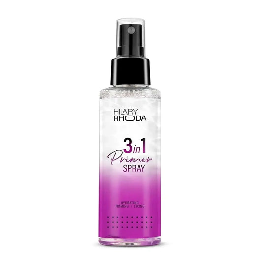 Hilary Rhoda 3-in-1 Primer Spray - Water-Based, Setting Spray, Blurs Pores, Dewy Finish, Oil Control, Lasts All Day, 120ml - Gehnasale