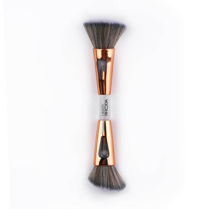 Hilary Rhoda 4-in-1 Makeup Brush Set – Foundation, Blush & Eyeshadow Brushes
