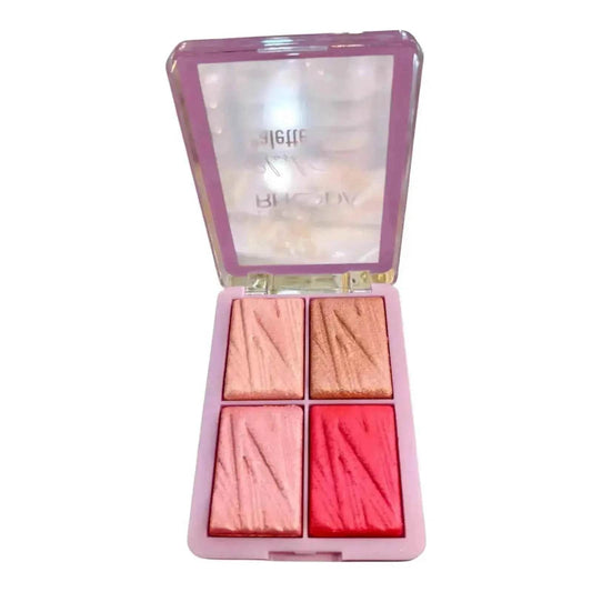 Hilary Rhoda Blush Palette - Vibrant, Long-Lasting Cheek Color